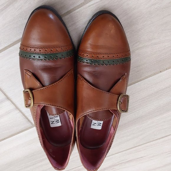 Nine West KASEY Brown Pointed Toe Slip On Loafer. Size 7 N - Picture 8 of 8